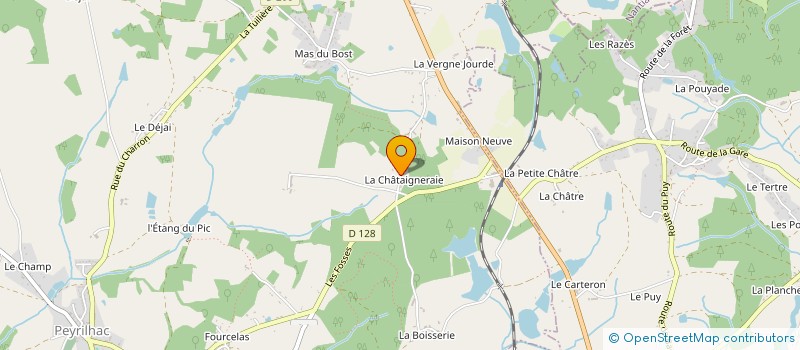 localisation de l'entreprise HOLDING CHALEIX à PEYRILHAC