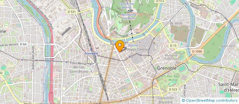 localisation de l'entreprise HOLDING CHALOU à GRENOBLE