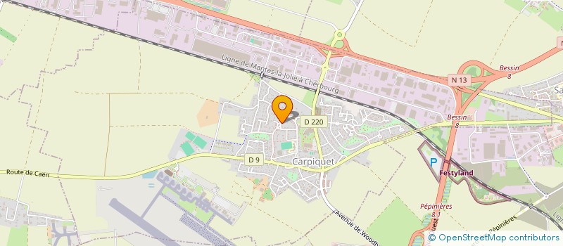 localisation de l'entreprise HOLDING CHAPRON  CARPIQUET