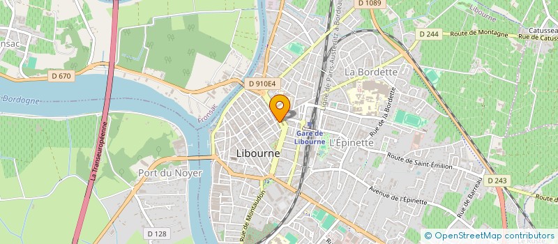 localisation de l'entreprise HOLDING CHASSAGNOUX à LIBOURNE