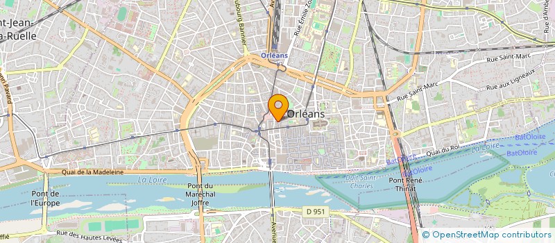 localisation de l'entreprise HOLDING CHATEAUROUX à ORLEANS