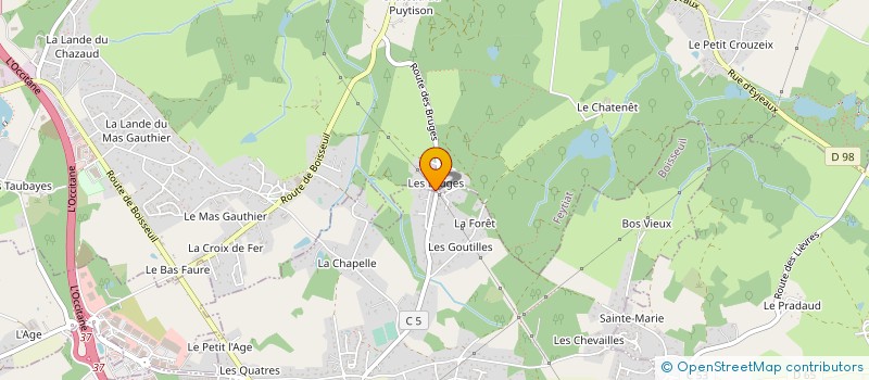localisation de l'entreprise HOLDING CHATENET à FEYTIAT