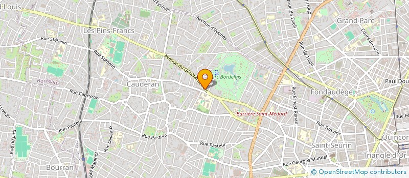 localisation de l'entreprise HOLDING CHAUVEL  BORDEAUX