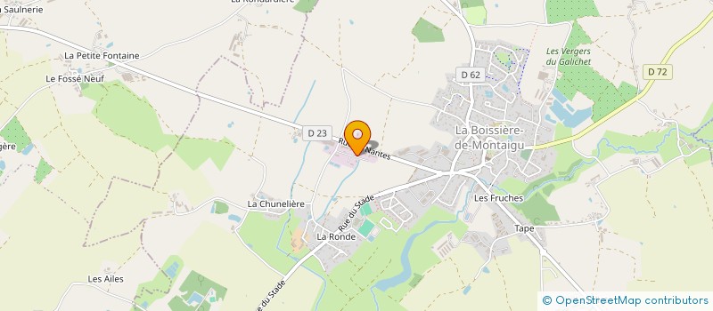localisation de l'entreprise HOLDING CHAUVET à MONTAIGU-VENDEE