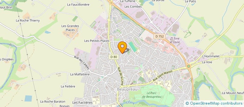localisation de l'entreprise HOLDING CHENE à BEAUPREAU-EN-MAUGES