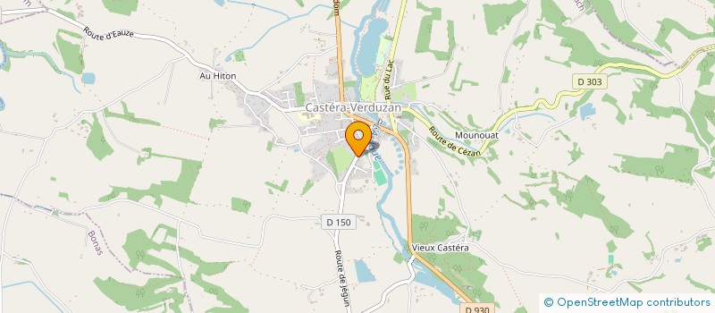 localisation de l'entreprise HOLDING CHENEAU  CASTERA-VERDUZAN