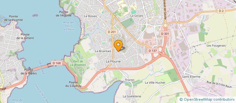 localisation de l'entreprise HOLDING CHEREL  SAINT-MALO
