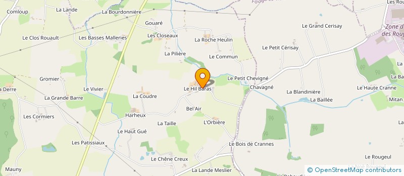 localisation de l'entreprise HOLDING CHEVALIER  NOYAL-SUR-VILAINE