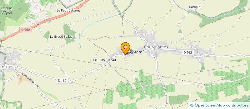 localisation de l'entreprise HOLDING CHEVRE  COURCHAMPS