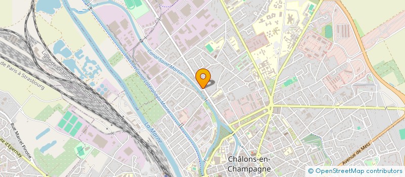 localisation de l'entreprise HOLDING CHEZ PASCAL  CHALONS-EN-CHAMPAGNE