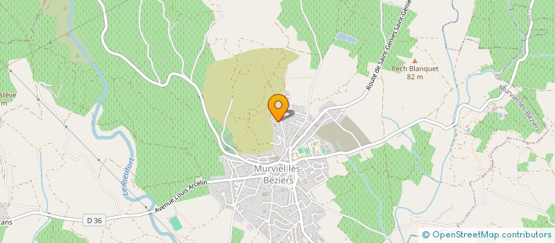 localisation de l'entreprise HOLDING CHIELI  MURVIEL-LES-BEZIERS