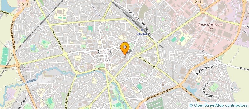 localisation de l'entreprise HOLDING CHOLEC à CHOLET