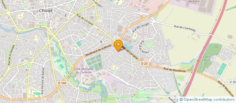 localisation de l'entreprise HOLDING CHOLETAISE à CHOLET