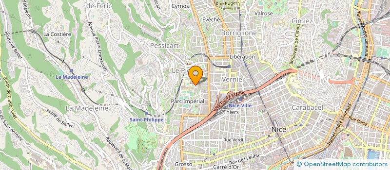 localisation de l'entreprise HOLDING CHOPARD à NICE