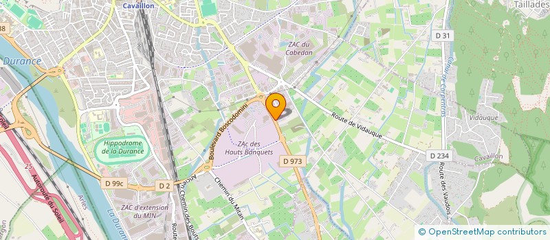 localisation de l'entreprise HOLDING CHOPIN  CAVAILLON