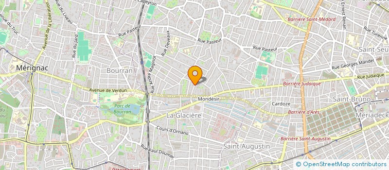 localisation de l'entreprise HOLDING CHRISTIAN DELAVAUD  BORDEAUX