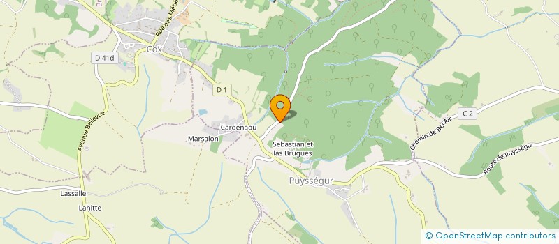 localisation de l'entreprise HOLDING CHRISTOPHE LABEUR  CORNEBARRIEU