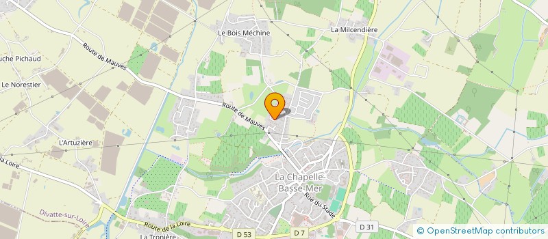 localisation de l'entreprise HOLDING CHRISTOPHER  DIVATTE-SUR-LOIRE