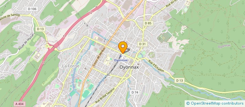 localisation de l'entreprise HOLDING CIRAK à OYONNAX