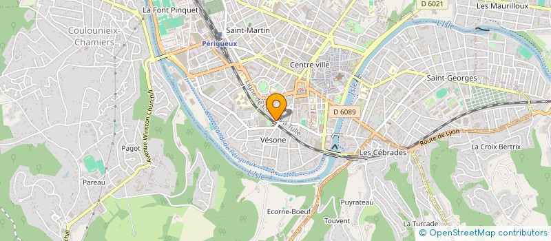 localisation de l'entreprise HOLDING CIVILE CHAUVIN à PERIGUEUX