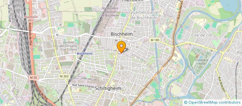 localisation de l'entreprise HOLDING CL  BISCHHEIM