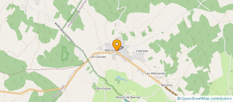 localisation de l'entreprise HOLDING CL FINANCES  MARTIEL