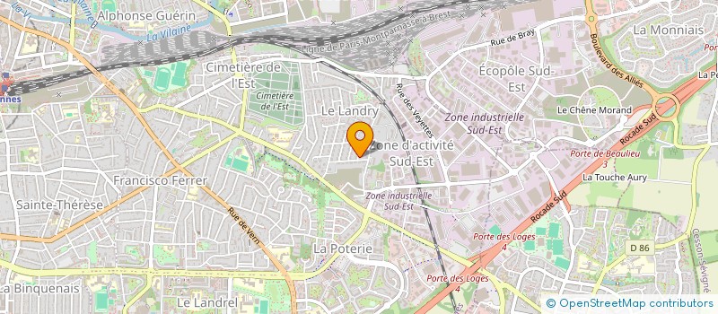 localisation de l'entreprise HOLDING CLAF  RENNES