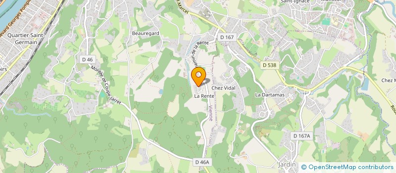 localisation de l'entreprise HOLDING CLAMOTE LAGES à VIENNE