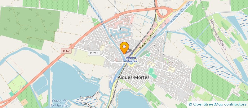 localisation de l'entreprise HOLDING CLAUDE M  AIGUES-MORTES