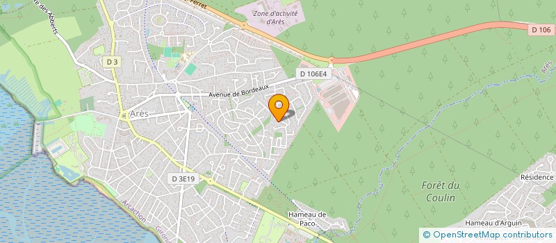 localisation de l'entreprise HOLDING CLAVERIE  ARES