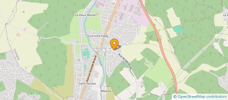 localisation de l'entreprise HOLDING CLC à GRAVIGNY