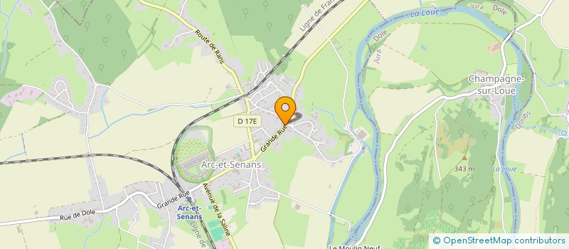 localisation de l'entreprise HOLDING CLEA SB  ARC-ET-SENANS