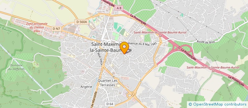 localisation de l'entreprise HOLDING CLEIS à SAINT-MAXIMIN-LA-SAINTE-BAUME