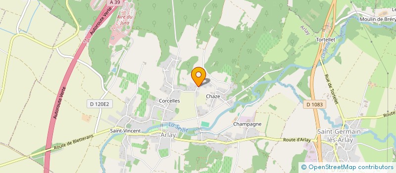 localisation de l'entreprise HOLDING CLEM  ARLAY