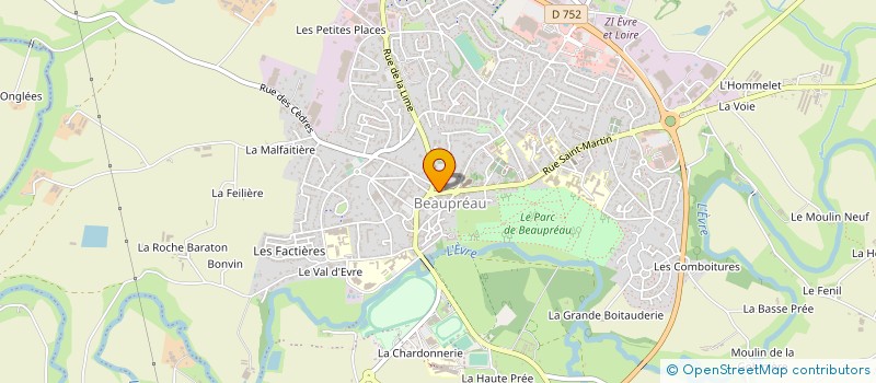 localisation de l'entreprise HOLDING CLG FINANCE à BEAUPREAU-EN-MAUGES