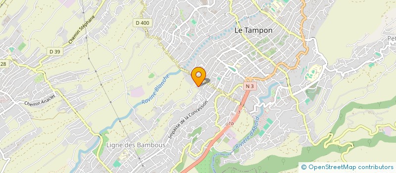 localisation de l'entreprise HOLDING CLIFFORD GERARD  LE TAMPON