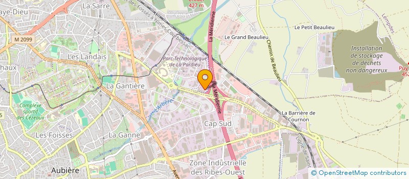 localisation de l'entreprise HOLDING CLIFTON  CLERMONT-FERRAND