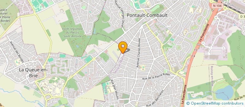 localisation de l'entreprise HOLDING CLIM'AT à PONTAULT-COMBAULT