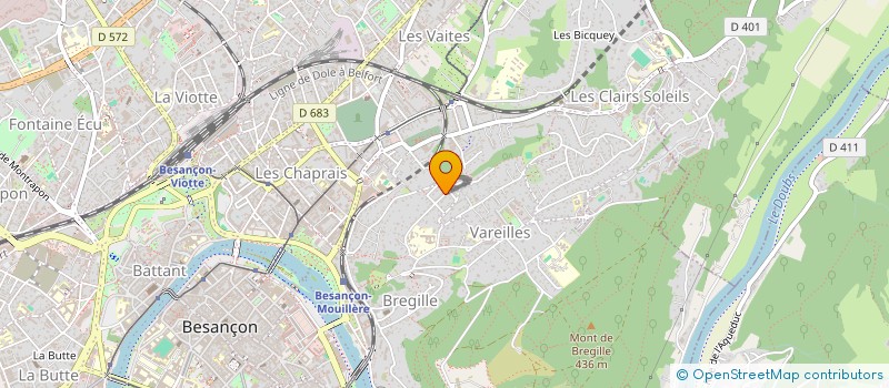 localisation de l'entreprise HOLDING CLOS&COUVERT à BESANCON