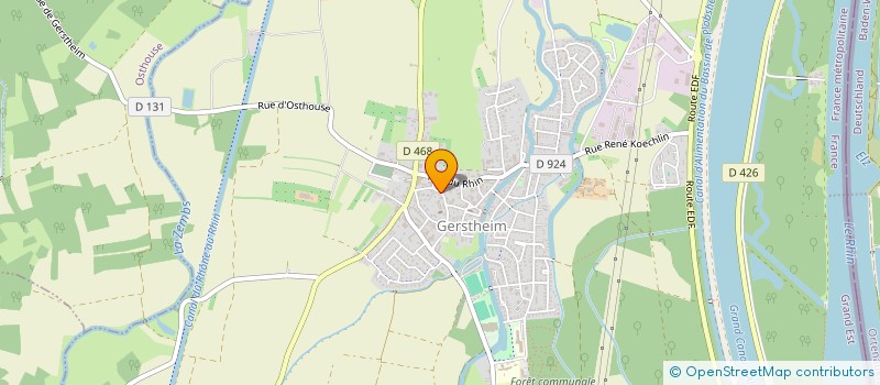 localisation de l'entreprise HOLDING CLOUD & BRIDGE INVESTMENT AF  GERSTHEIM