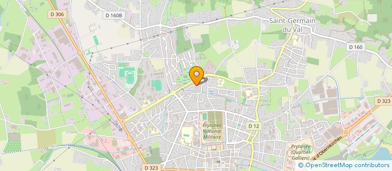 localisation de l'entreprise HOLDING CLS  LA FLECHE