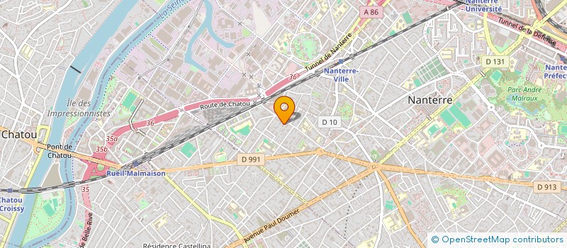 localisation de l'entreprise HOLDING CM FINANCE  NANTERRE