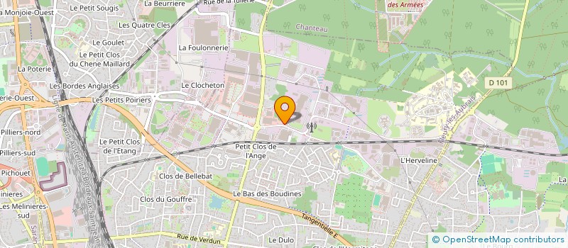 localisation de l'entreprise HOLDING CMB à FLEURY-LES-AUBRAIS