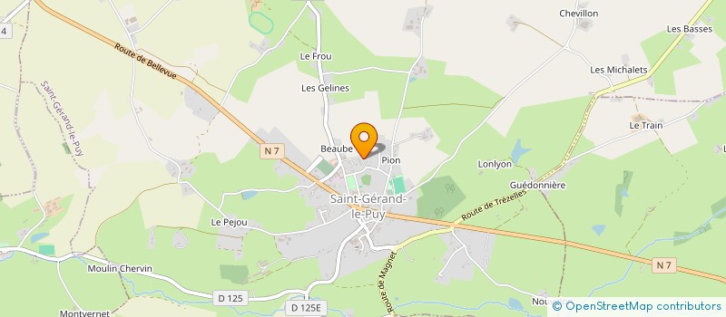 localisation de l'entreprise HOLDING CMEJ  SAINT-GERAND-LE-PUY