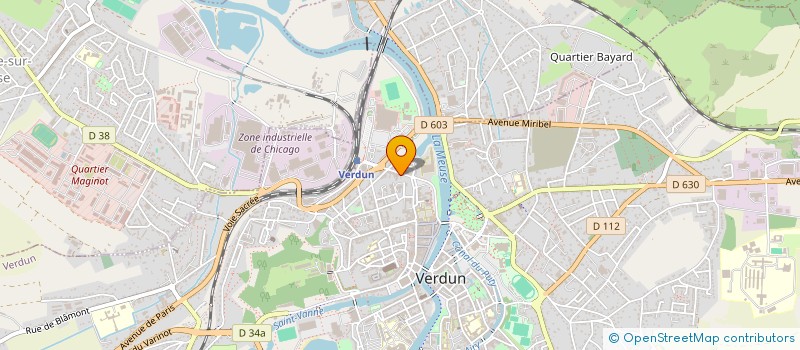localisation de l'entreprise HOLDING CMF à VERDUN