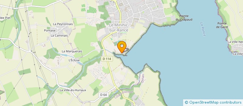 localisation de l'entreprise HOLDING CNGV  LE MINIHIC-SUR-RANCE