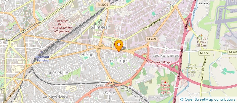 localisation de l'entreprise HOLDING COAMI  CLERMONT-FERRAND