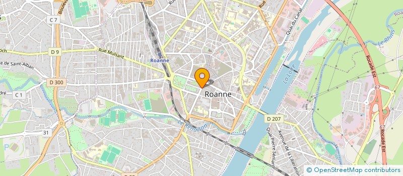 localisation de l'entreprise HOLDING COFILEMA  ROANNE