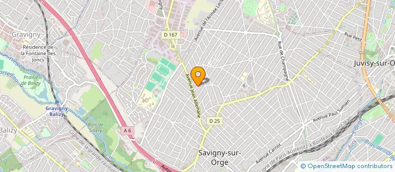 localisation de l'entreprise HOLDING COIFF à SAVIGNY-SUR-ORGE