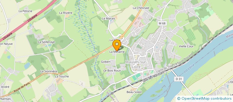 localisation de l'entreprise HOLDING COLIBRI BUSINESS  MAUVES-SUR-LOIRE